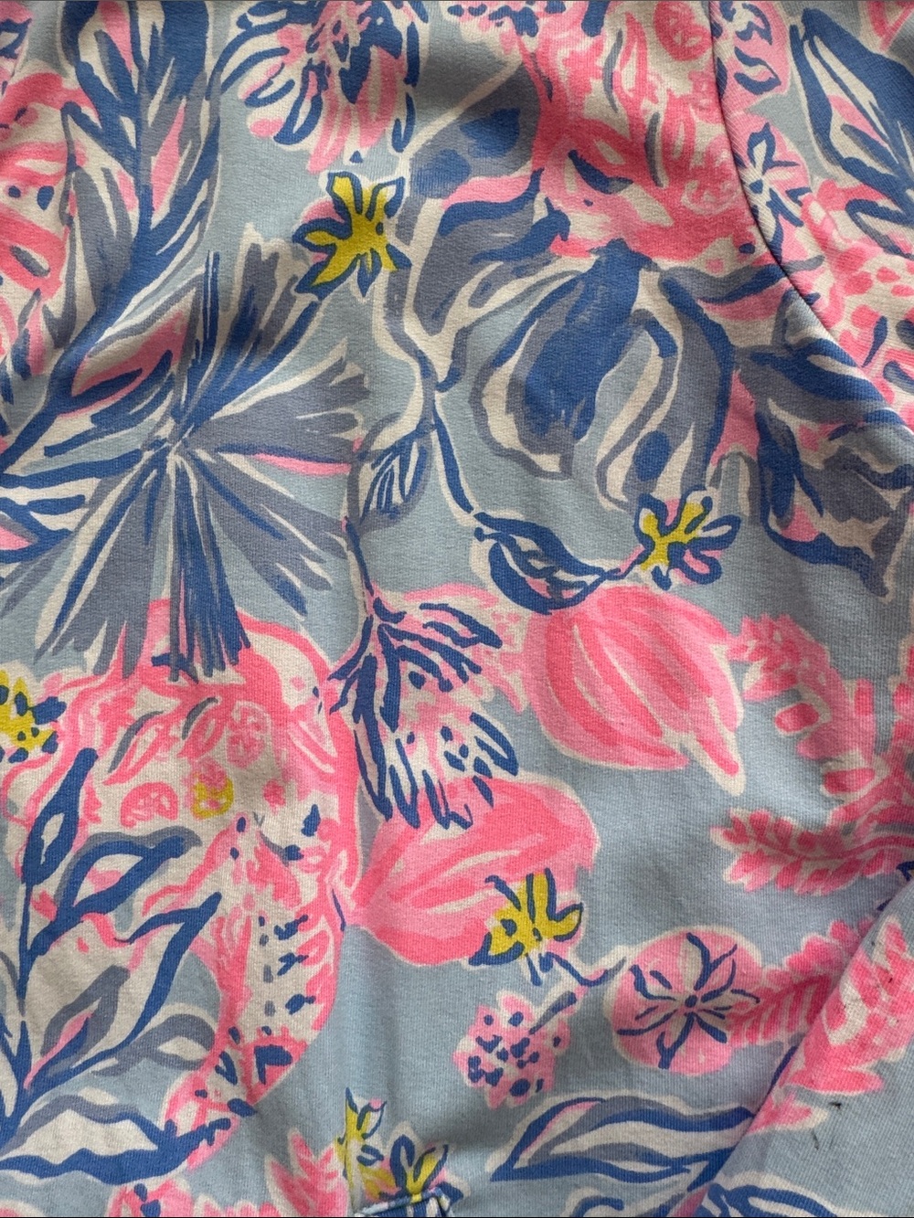 Lilly Pulitzer Leona Zip front Jacket XL elephant, splash - Picture 5 of 5